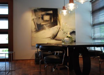 住友林業のモデルハウスのアート